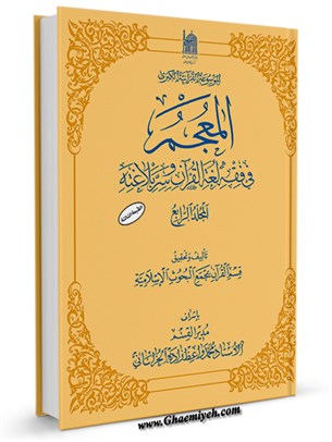 المعجم فی فقه لغه القرآن و سر بلاغته جلد 4